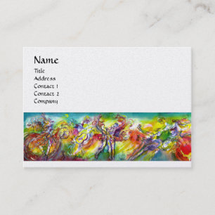 ITALIAN CARNIVAL ,Dance Music,Theatre White Pearl Business Card