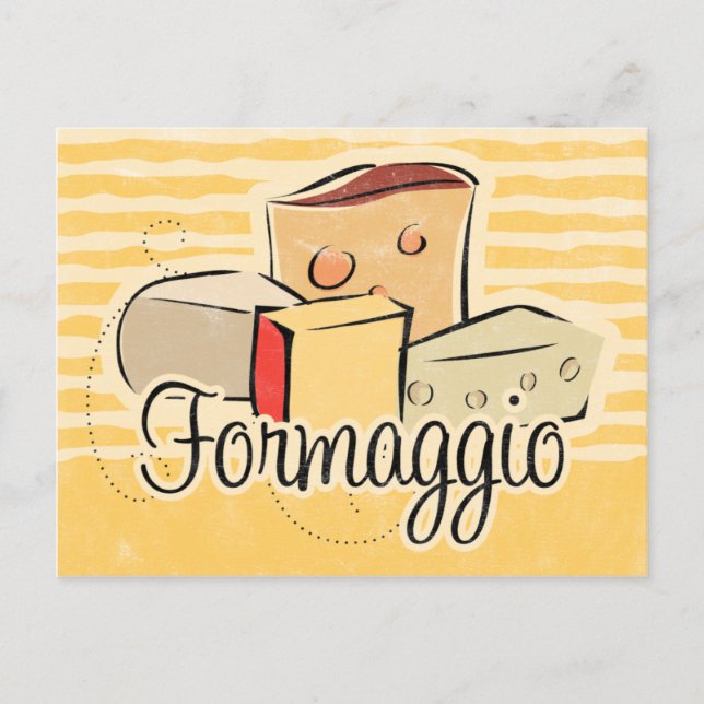 Italian Cheese Recipe Card (Front)