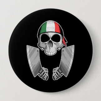 Italian Chef 2 10 Cm Round Badge