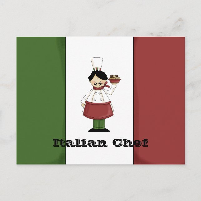 Italian Chef #3 Recipe Card (Front)