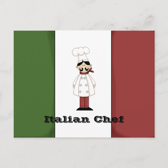 Italian Chef #6 Recipe Card (Front)