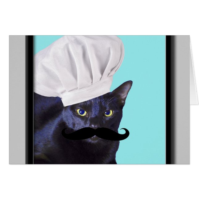 Italian Chef, Black Cat (Front Horizontal)