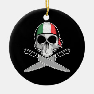 Italian Chef Ceramic Tree Decoration