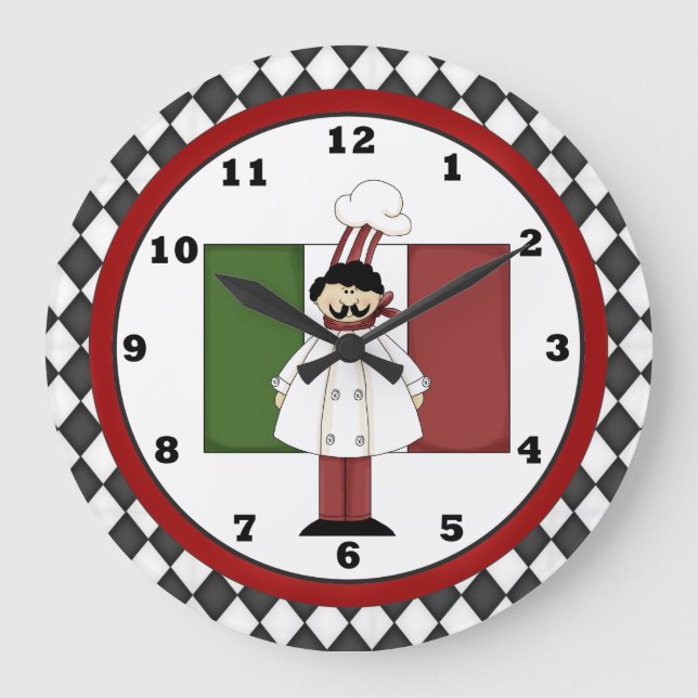 Italian Chef Clock 2 (Front)