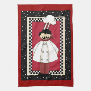 Italian Chef fun kitchen towel