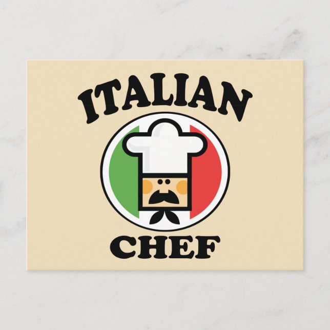Italian Chef Postcard (Front)