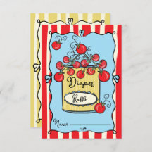 Italian Cherry Tomato Diaper Raffle