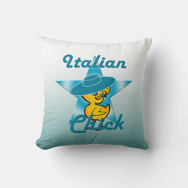 Italian Chick #7 Cushion (Front)