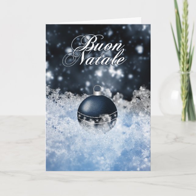 Italian Christmas Card - Buon Natale and Felice An (Front)