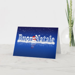 Italian Christmas Card - Buon Natale e Felice Anno