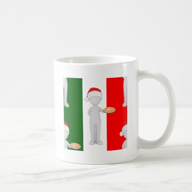 italian christmas coffee mug (Right)