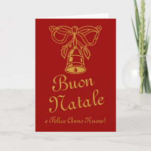 Italian Christmas greeting card   Buon Natale