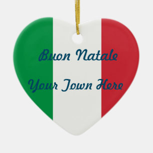 Italian Christmas Tree Ceramic Tree Decoration