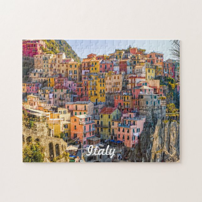 Italian City on the Mediterranean Puzzle (Horizontal)