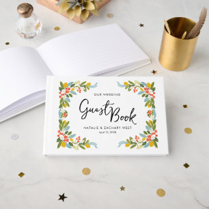Italian Coast Wedding Guest Book