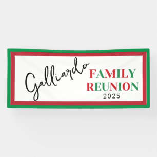Italian Colours Family Reunion  Banner