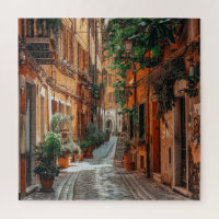 Italian Corner Street & Piazza - Charming Village
