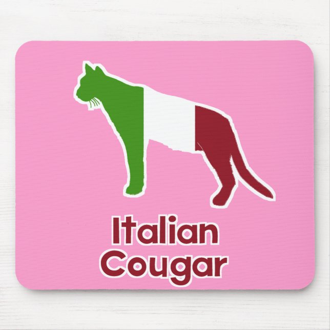Italian Cougar Mouse Pad (Front)