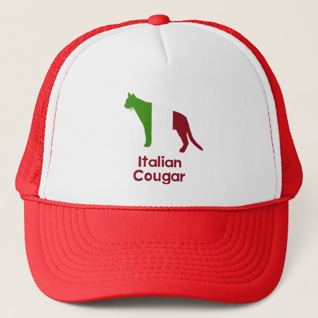 Italian Cougar Trucker Hat (Front)