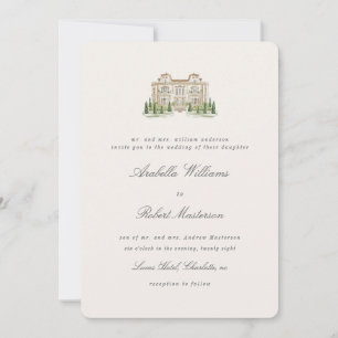 Italian Countryside Elegant Wedding Invitation