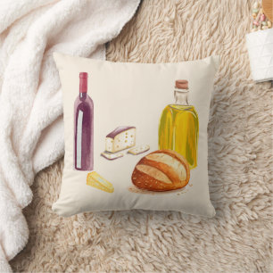    Italian Countryside Foodie Cushion