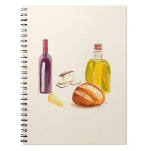 Italian Countryside Foodie Notebook