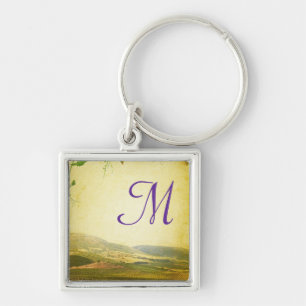 Italian Countryside Winery Key Chain