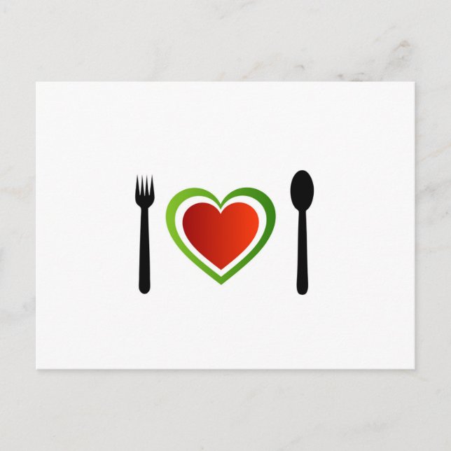 Italian cuisine postcard (Front)