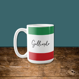 Italian Custom Family Name Coffee Mug