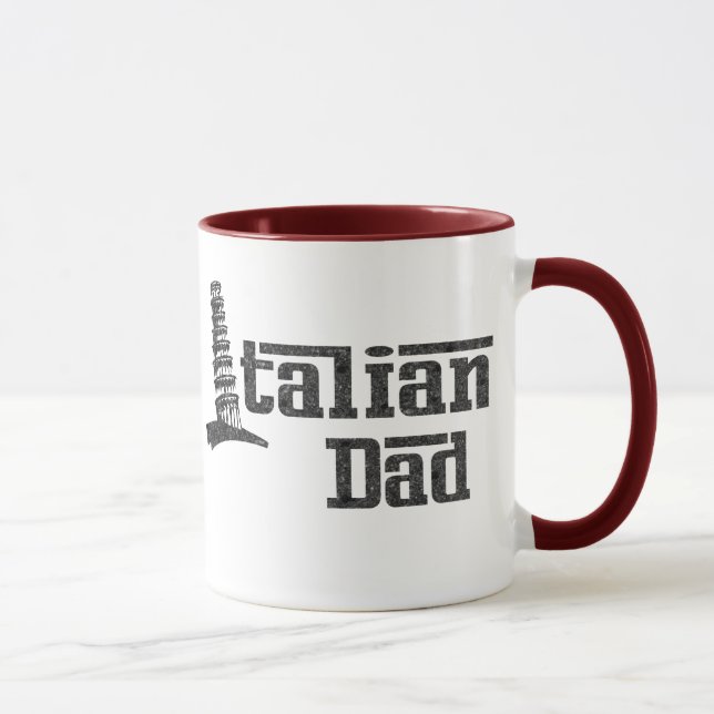 Italian Dad Father Coffee Mug (Right)