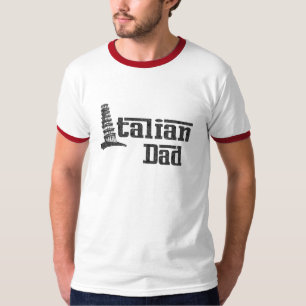Italian Dad Vintage Ringer T-Shirt