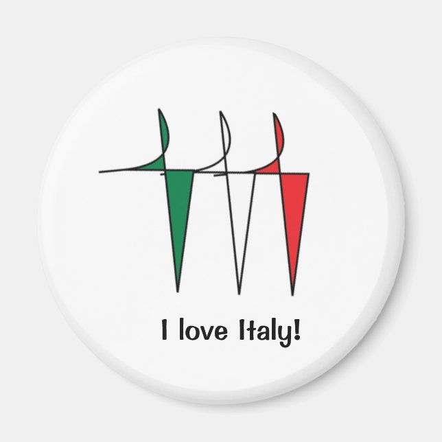 Italian Dancers Magnet (Front)
