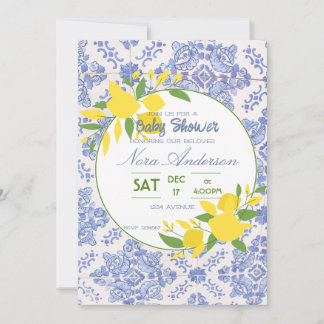Italian Daydream Baby Shower Invitation