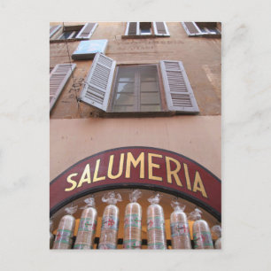 Italian Deli ~ Salumeria Postcard