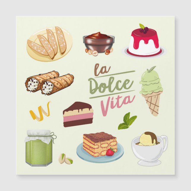 Italian Desserts Sweets (Front)