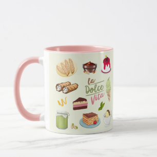Italian Desserts Sweets Mug