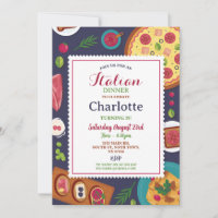 Italian Dinner Birthday Party Pizza Lunch