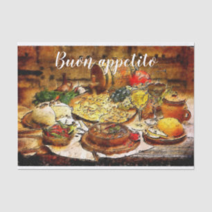 Italian Dinner Gift Tissue Paper