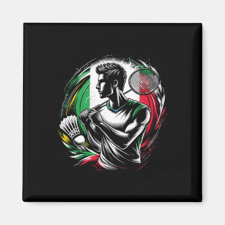 Italian Dminton Player Sportsman Athlete Coach Magnet