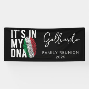 Italian DNA Family Reunion  Banner
