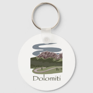 Italian Dolomites Hiking Design Travel The Alps Ap Key Ring