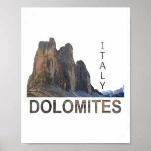 Italian Dolomites Hiking The Alps Poster