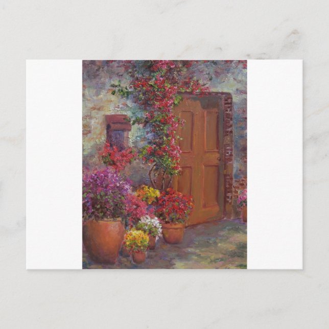Italian Doorway Postcard (Front)