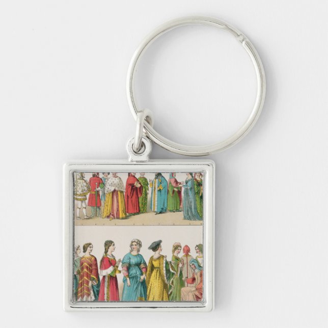 Italian Dress Key Ring (Front)