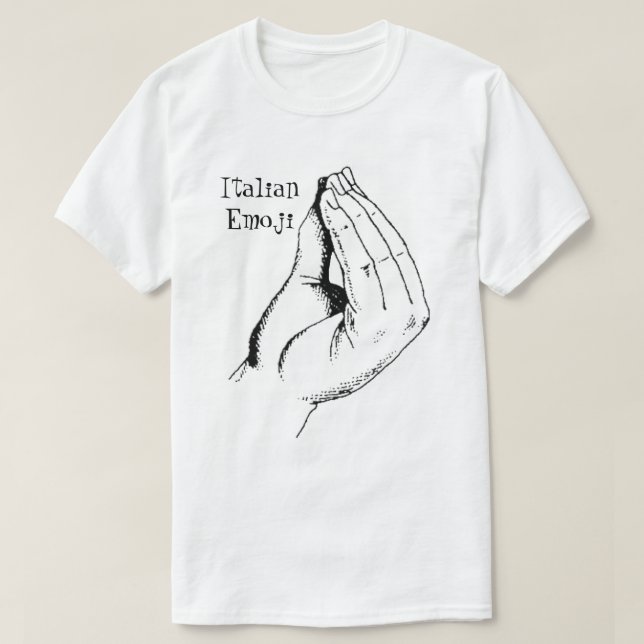 Italian Emoji T-Shirt (Design Front)