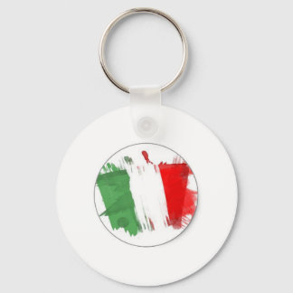 Italian Fashion Flag Key Ring