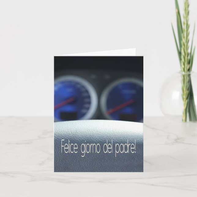 Italian Father's Day Card (Front)