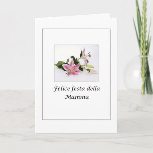 Italian Felice festival della Mamma Card