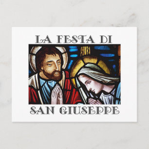 Italian Festa di San Giuseppe- Feast of St. Jos Postcard