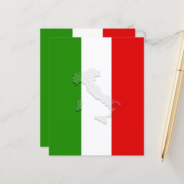 Italian flag (Front/Back In Situ)